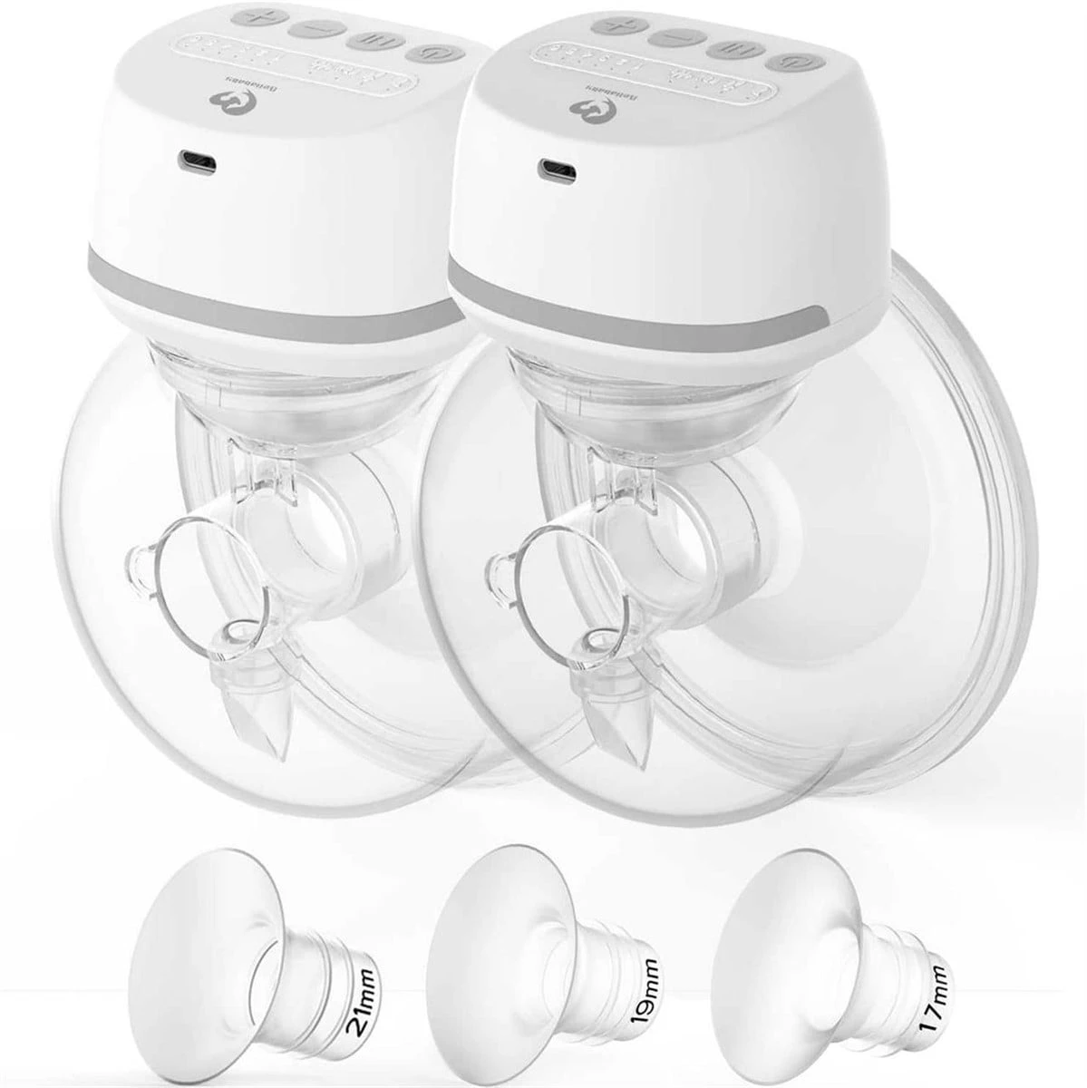 New in box Nurturall Baby Wearable Double Electric Breast Pump