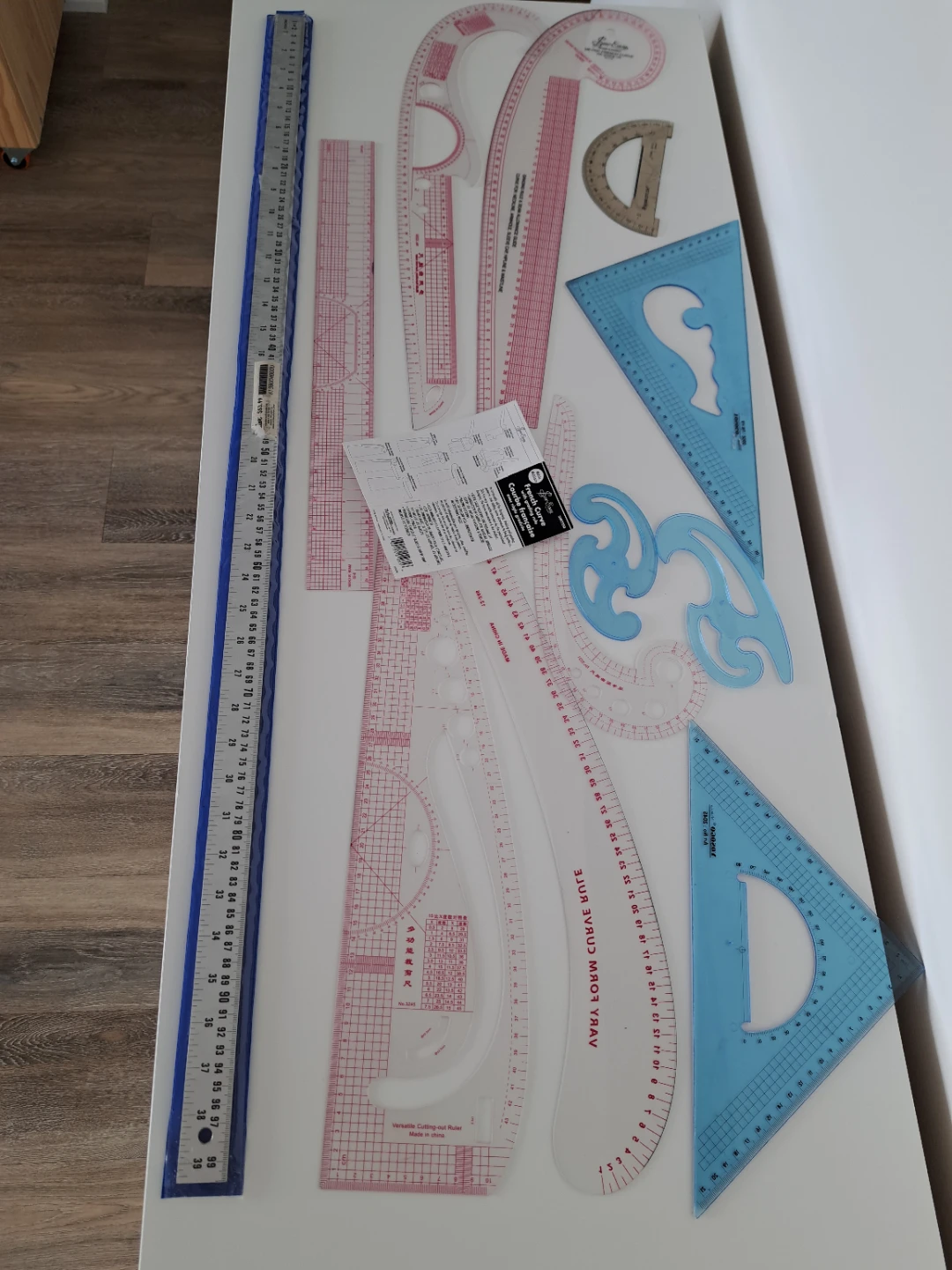 Sewing Rulers and French Curves Set