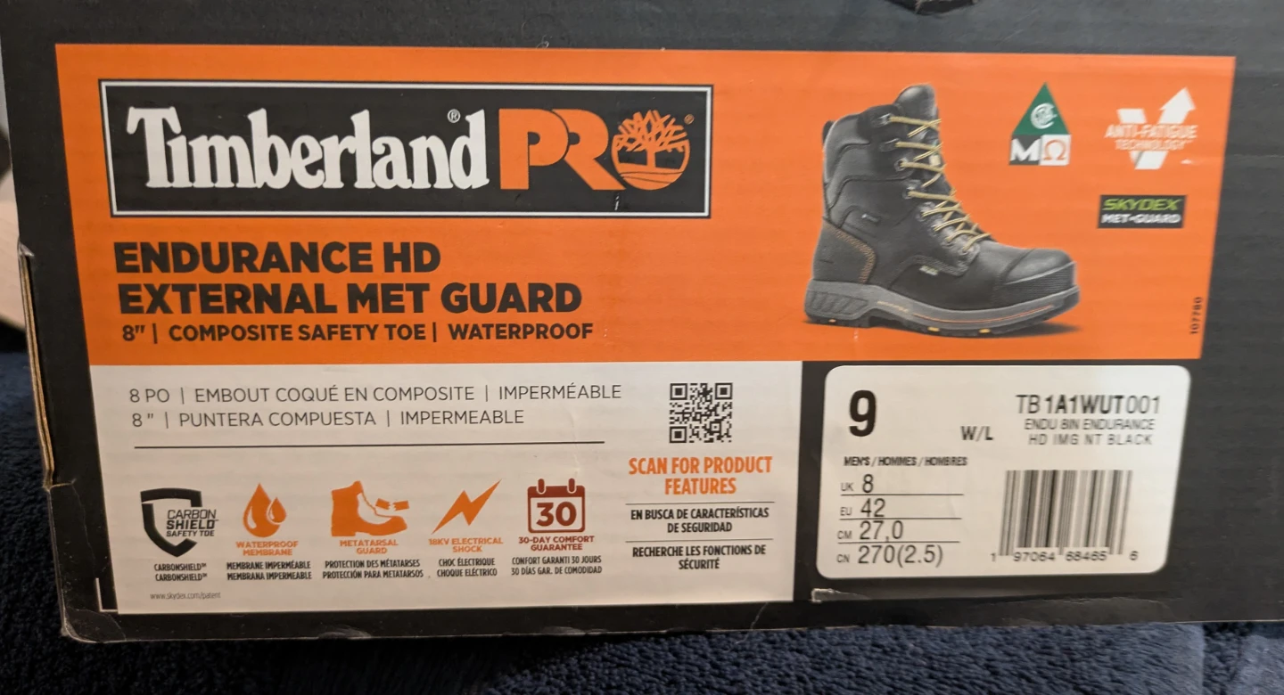 New Timberland PRO Endurance HD External Met Guard Boots