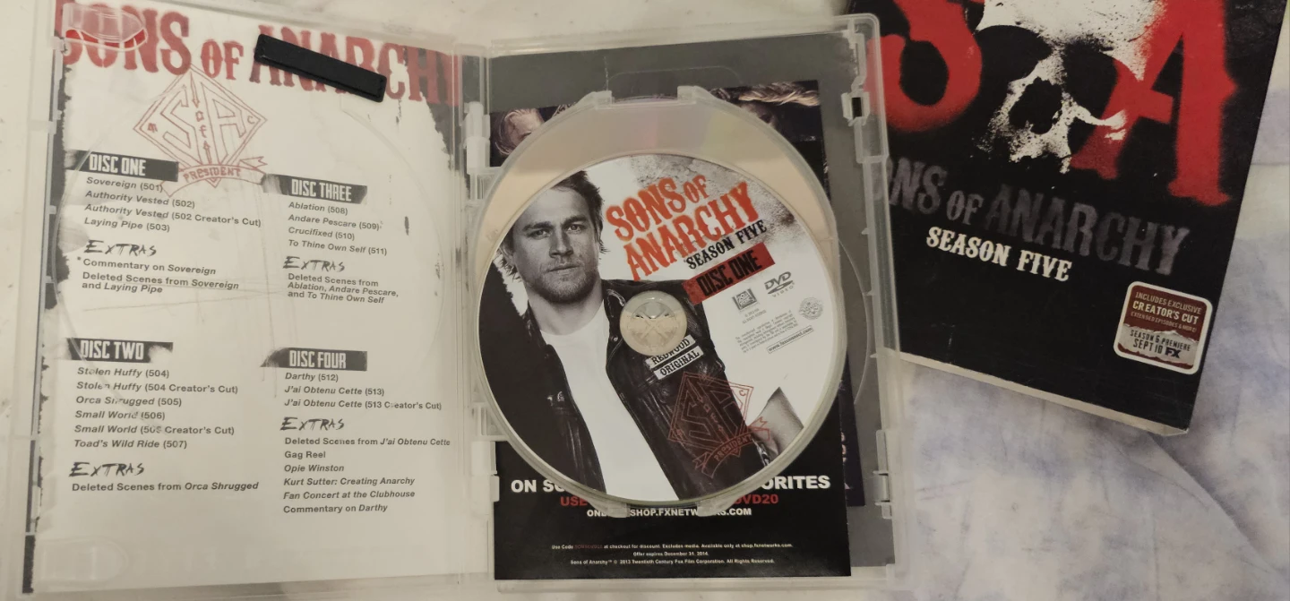 Sons of Anarchy Season Five DVD Box Set