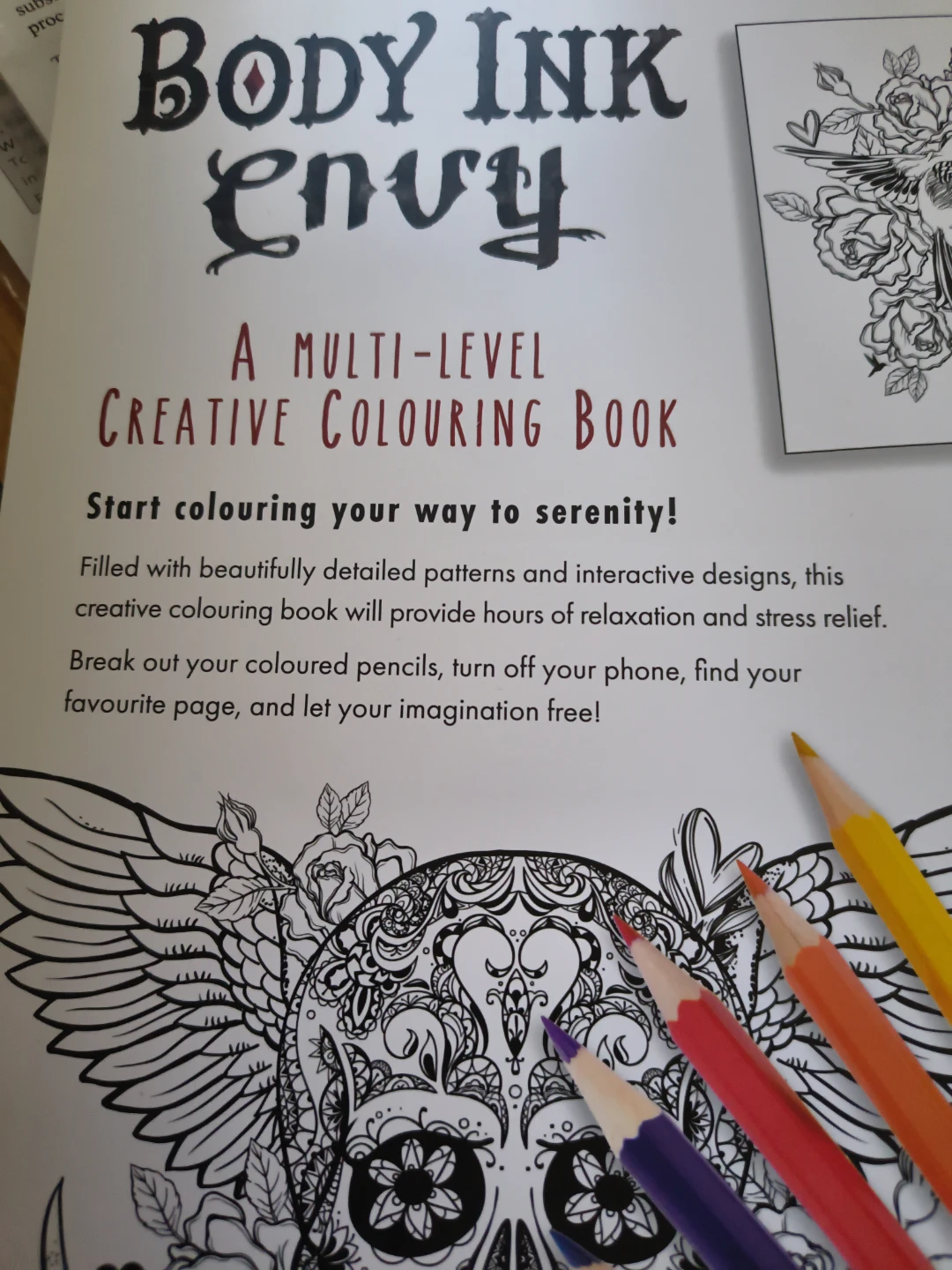 Body Ink Envy Creative Colouring Book - photo 4