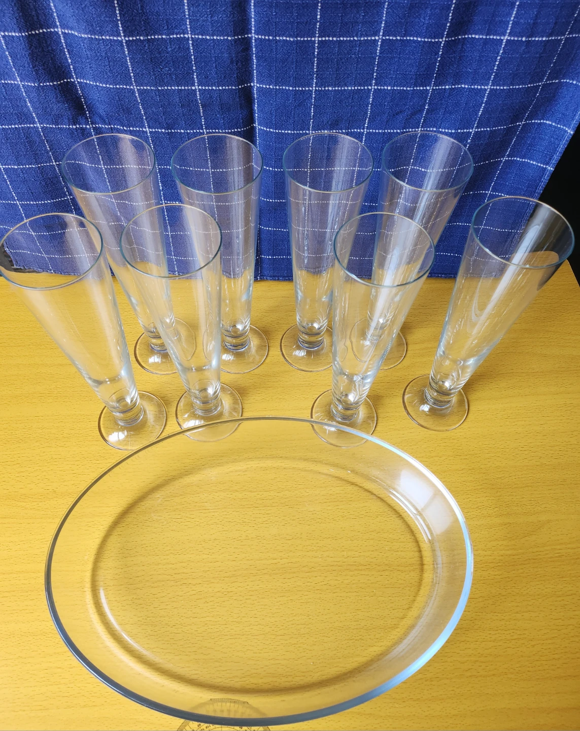 Beer Glass Set w/Tray - photo 2