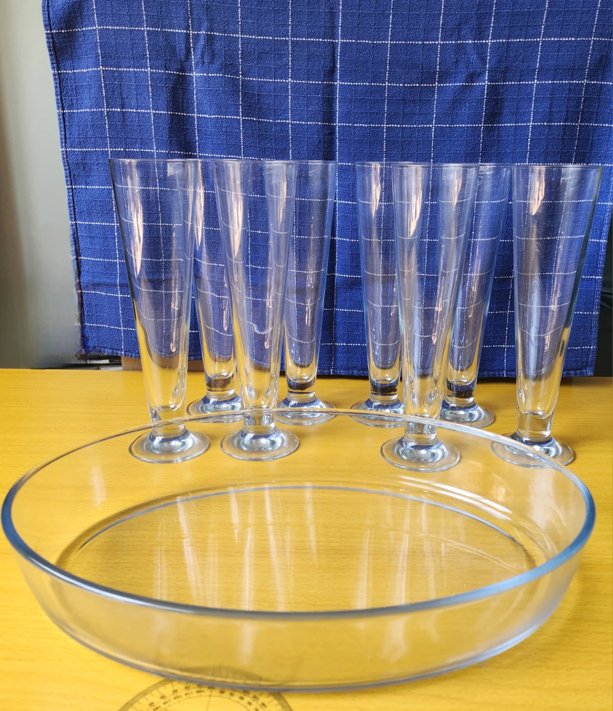 Beer Glass Set w/Tray - photo 3