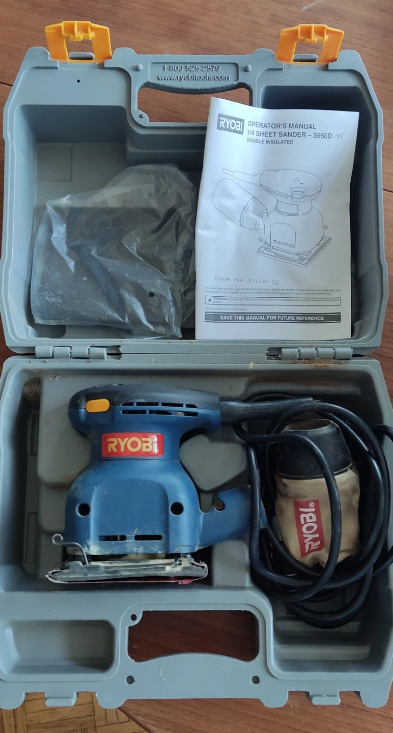 Ryobi 1/4 Sheet Sander - photo 2