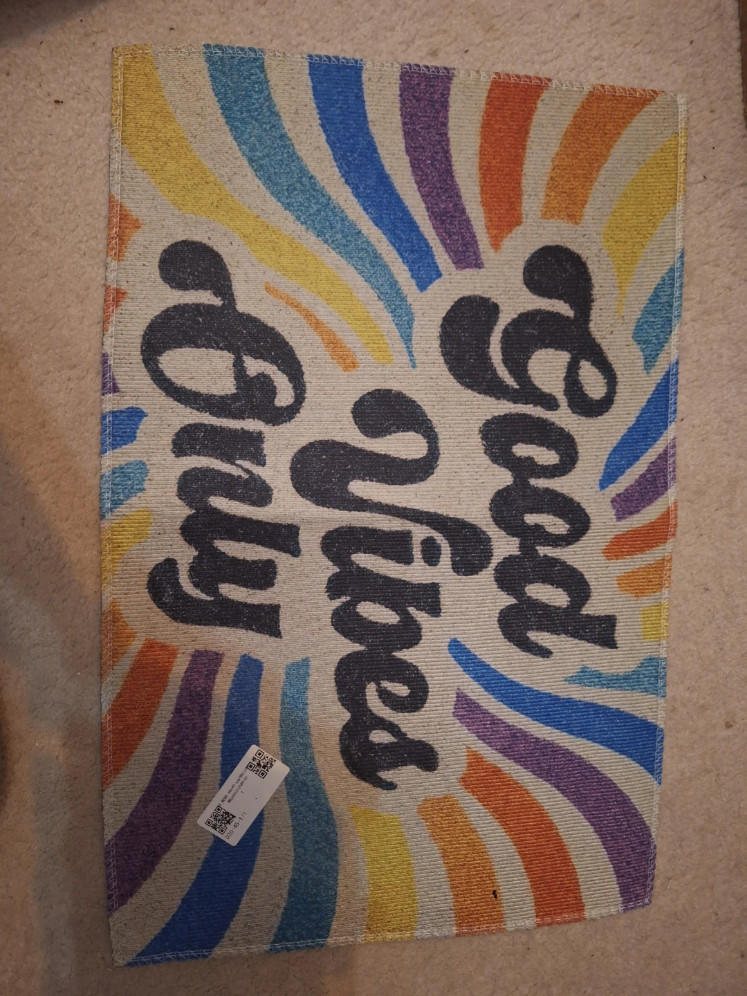 NEW Good Vibes Only Doormat - photo 4