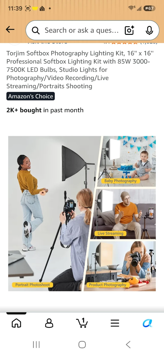 Torjim Softbox Photography Lighting Kit - photo 5