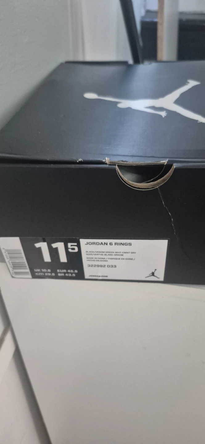 Jordan 6 Rings "Venom Green" Men's Sneakers - photo 2