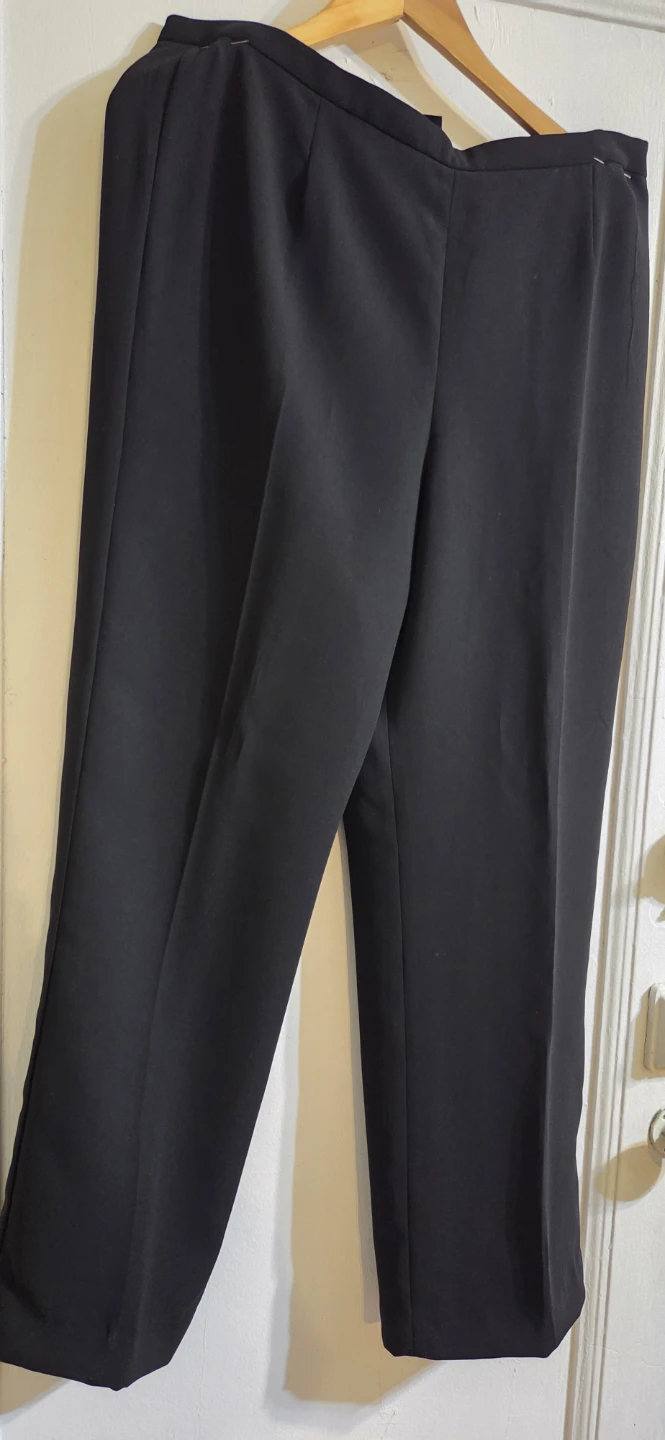 Black Wide Leg Trousers