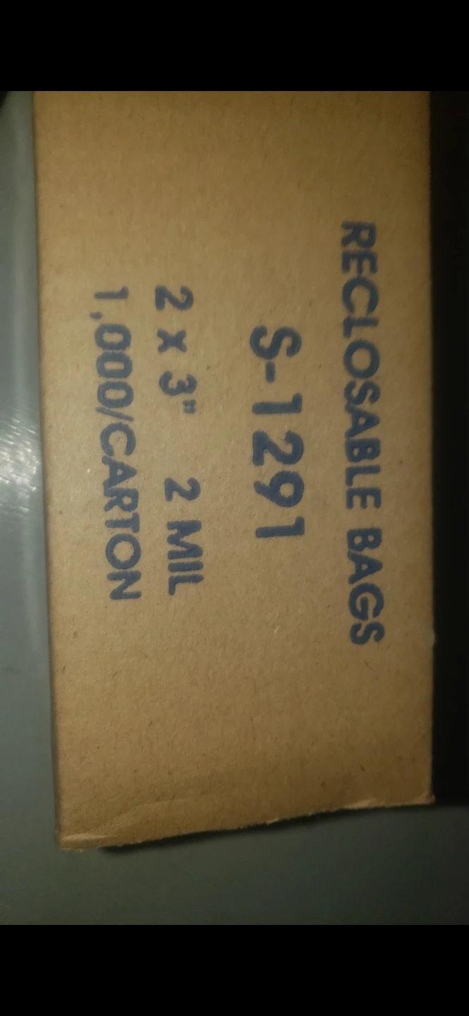 Reclosable Bags S-1291, 2" x 3", 1000/Carton