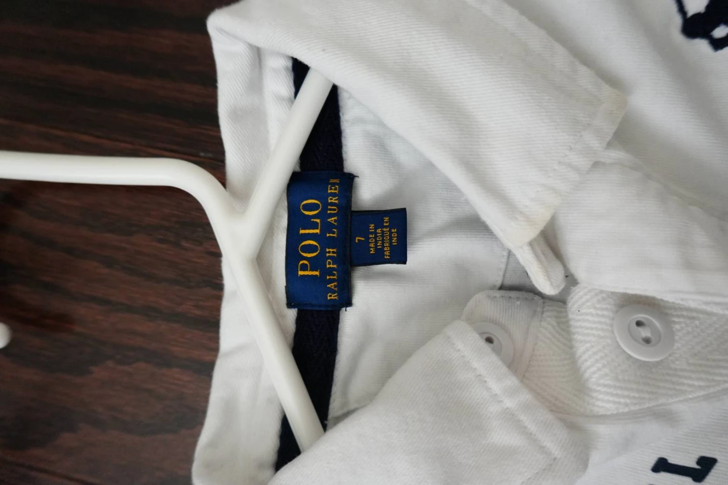 Polo Ralph Lauren White Polo Shirt - Size 7 - photo 3