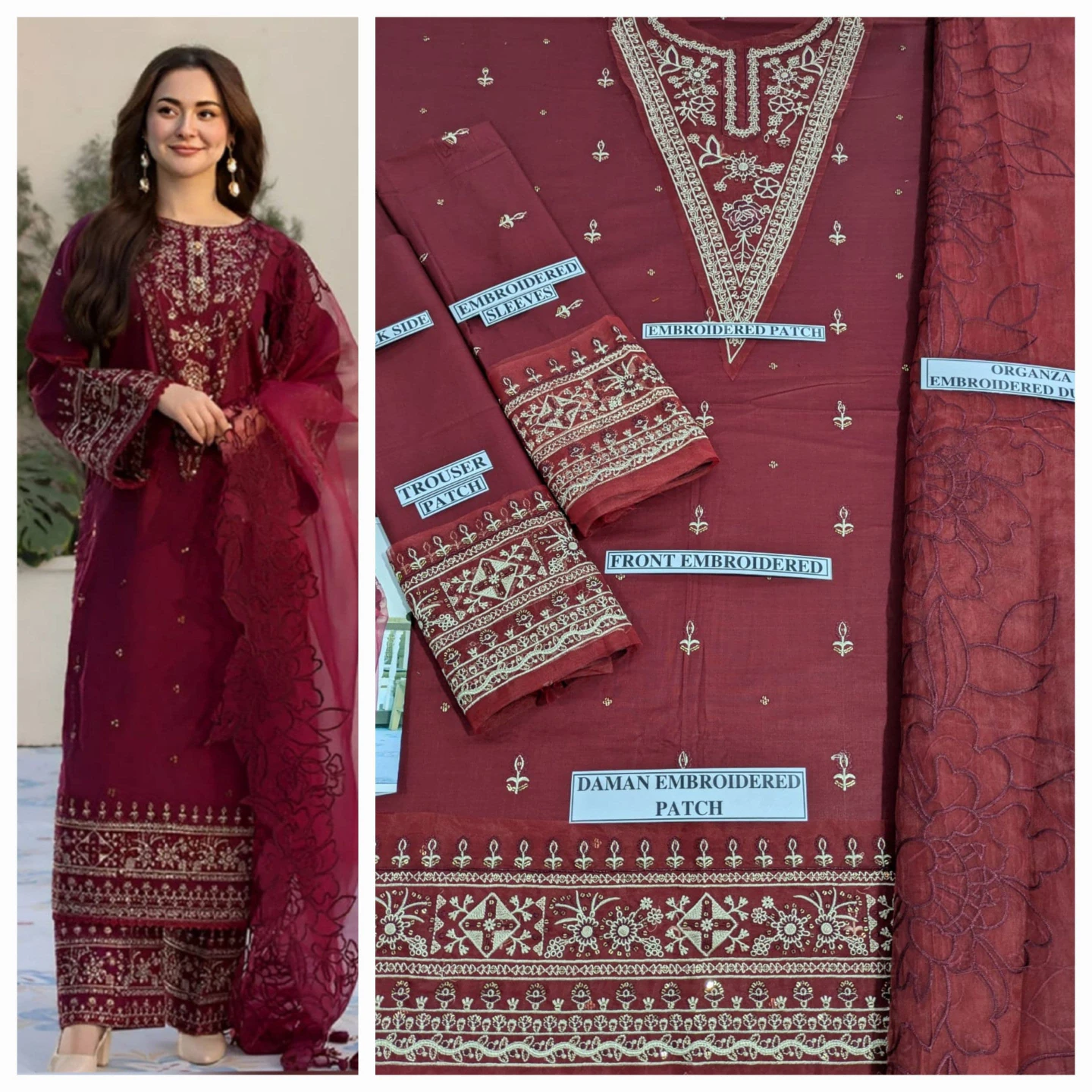 Embroidered Lawn Suit - Various Colors Available - photo 2