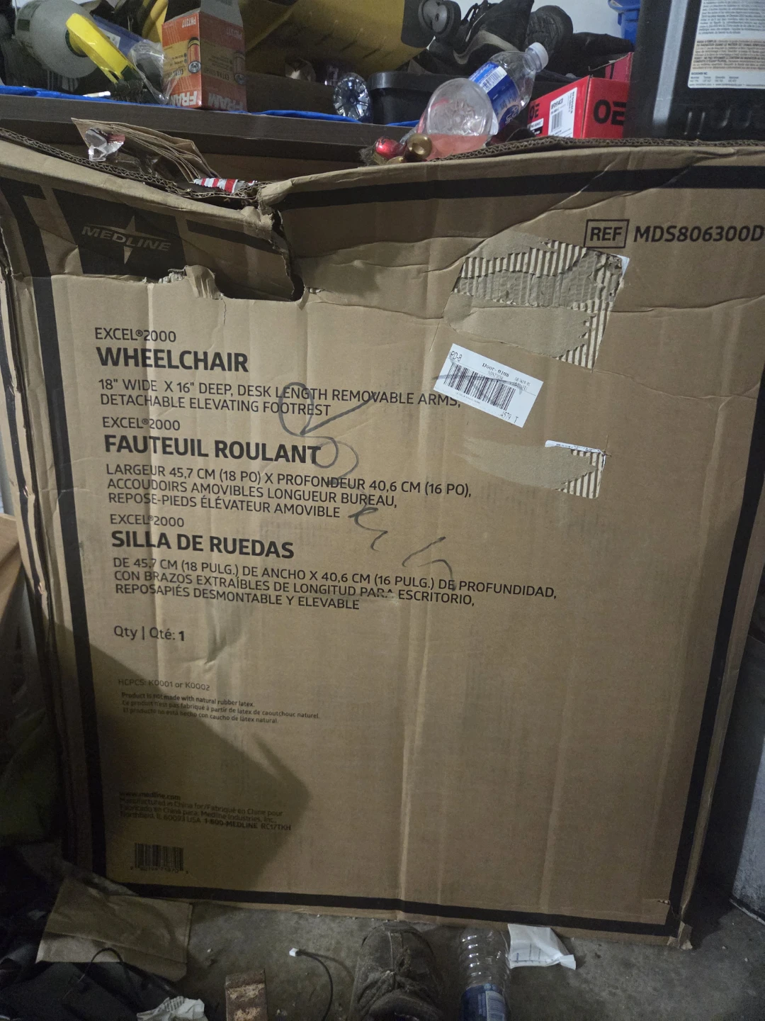 Medline Excel 2000 Wheelchair - photo 3
