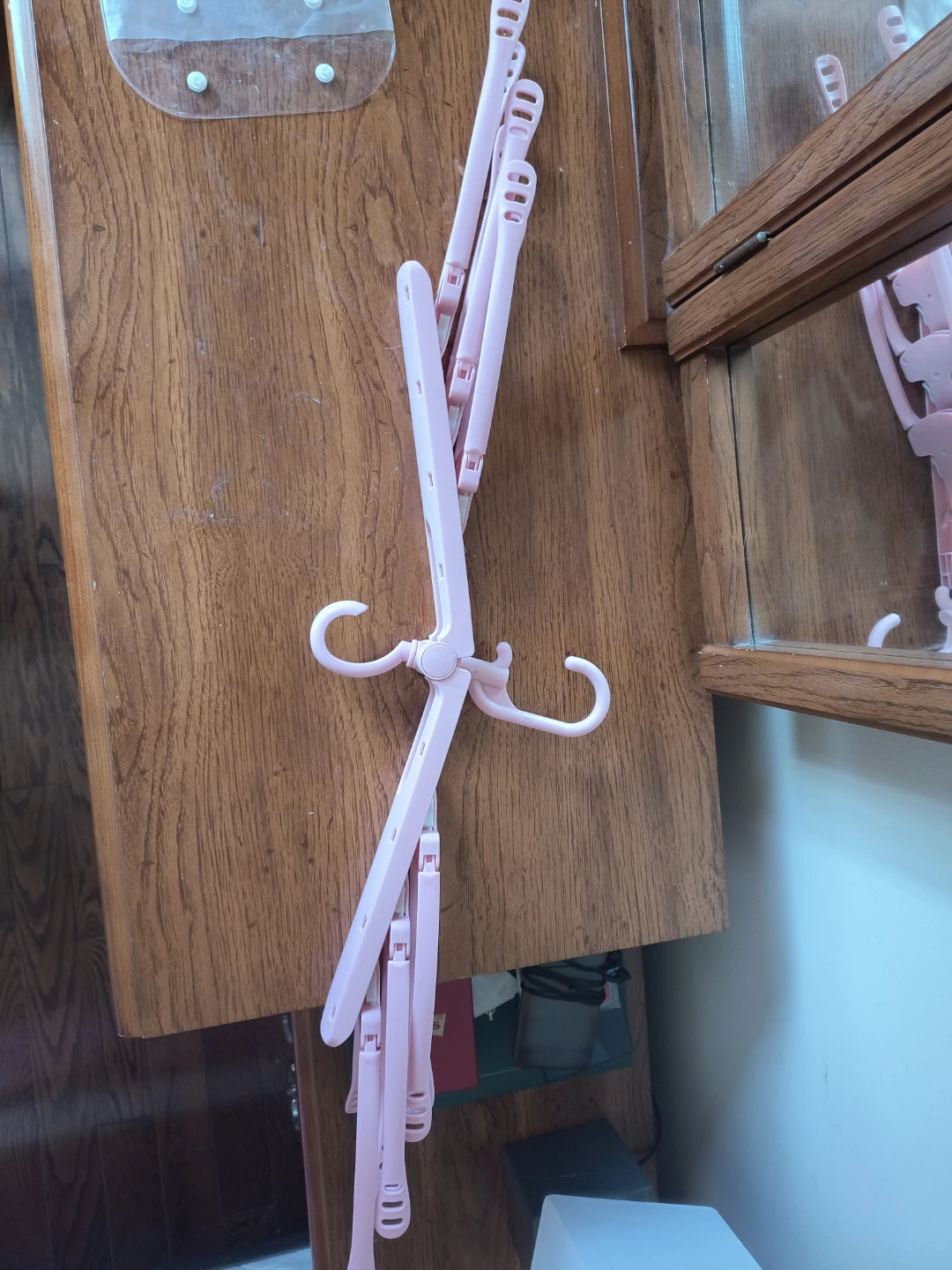 Pink Folding Clothes Hanger - photo 2