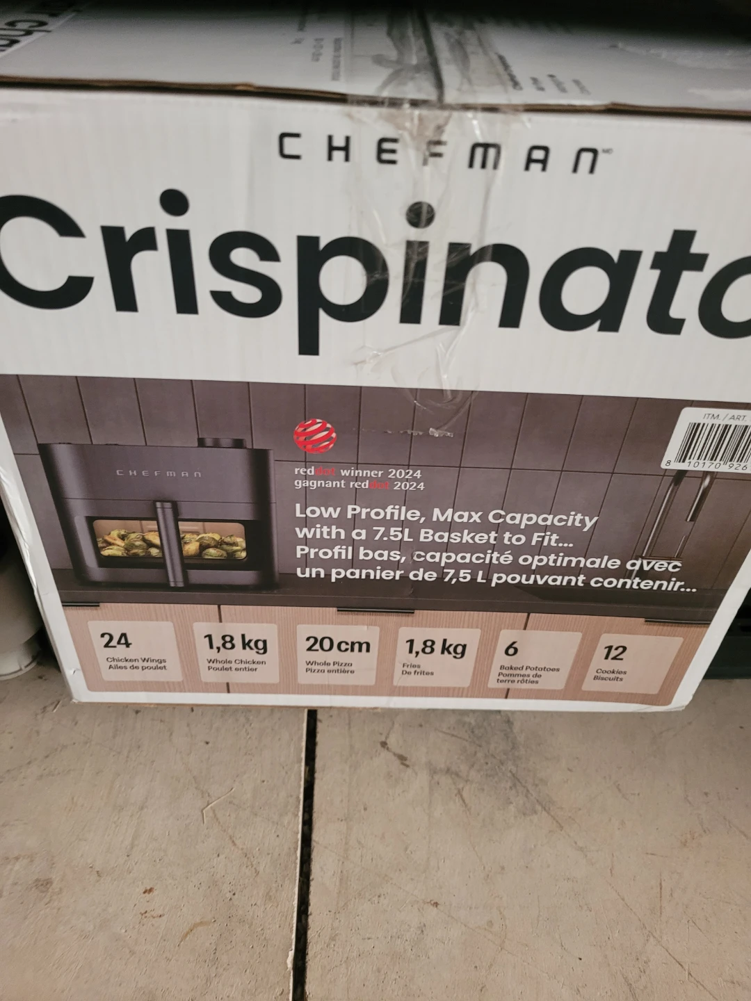 Chefman Crispinator Air Fryer 7.5L / 8-Qt - photo 5
