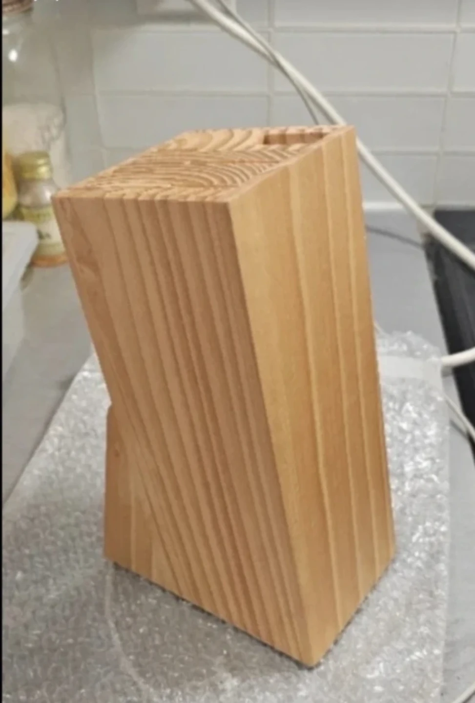 Brand New Wooden Knife Block Holder - photo 2