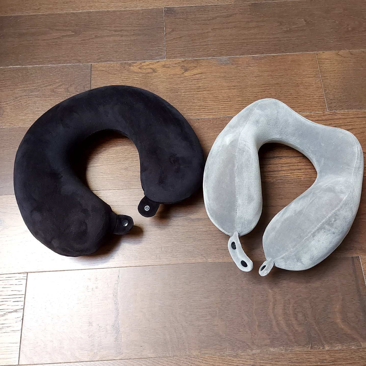 Brookstone Travel Neck Pillow - Black and Grey
