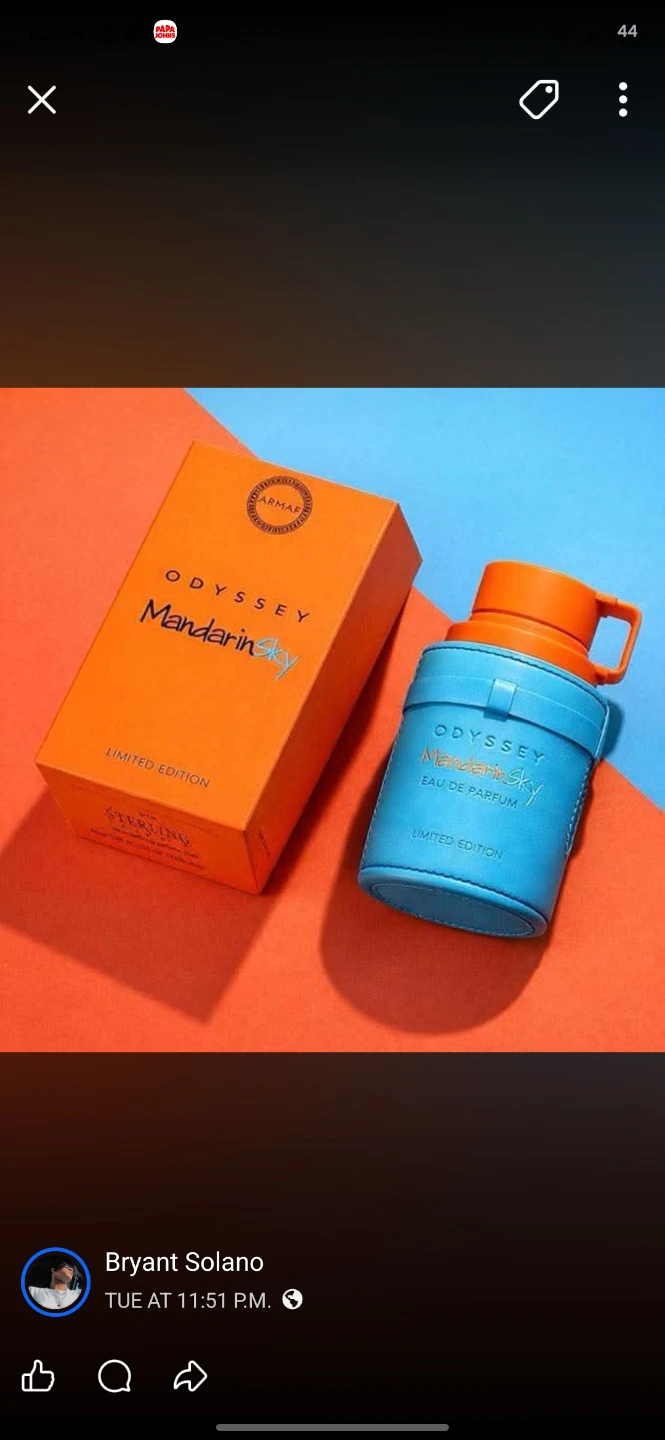 Armaf Odyssey Mandarin Sky Eau de Parfum 100ml
