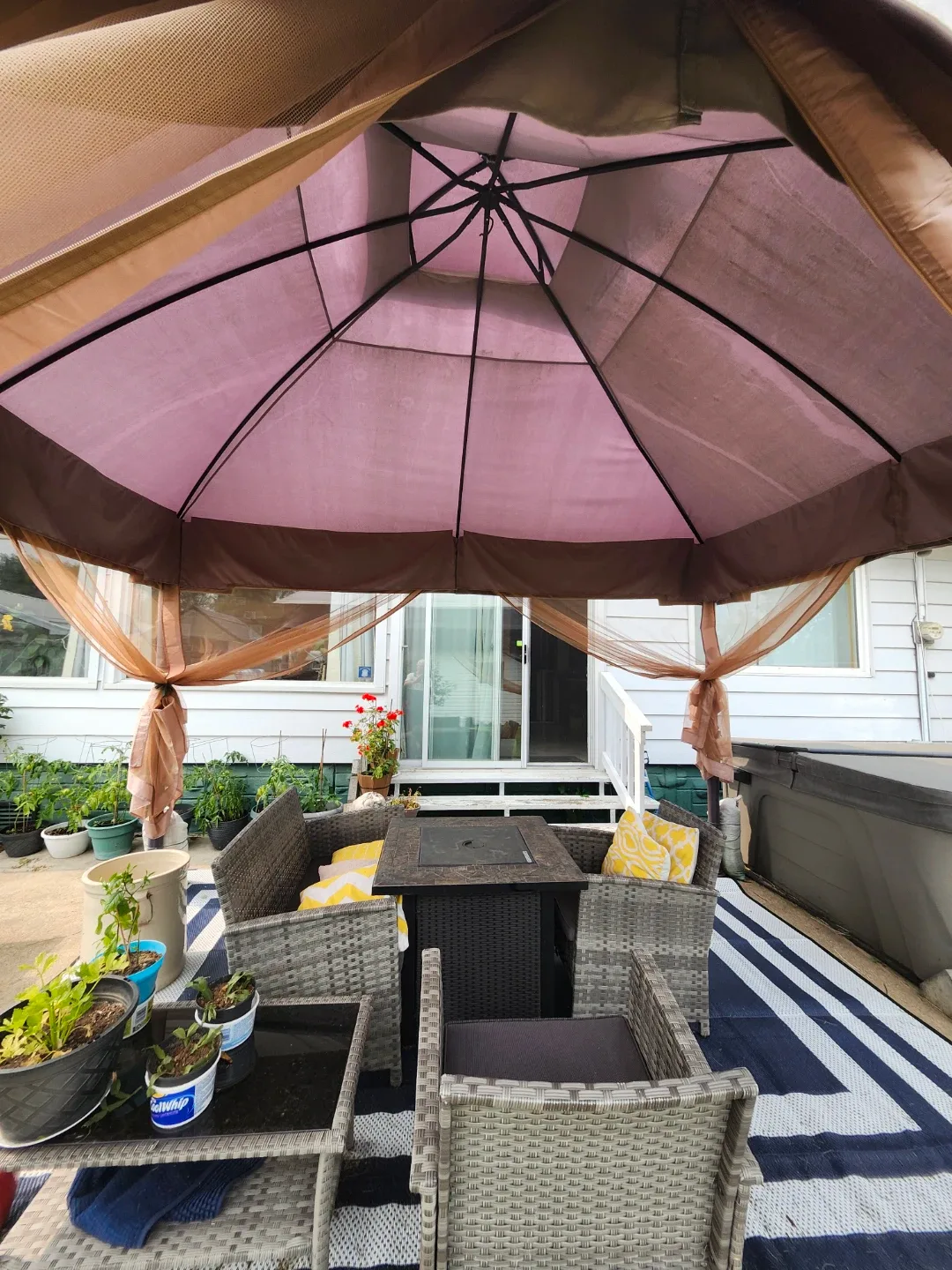 Outdoor Gazebo with Mosquito Netting - photo 2