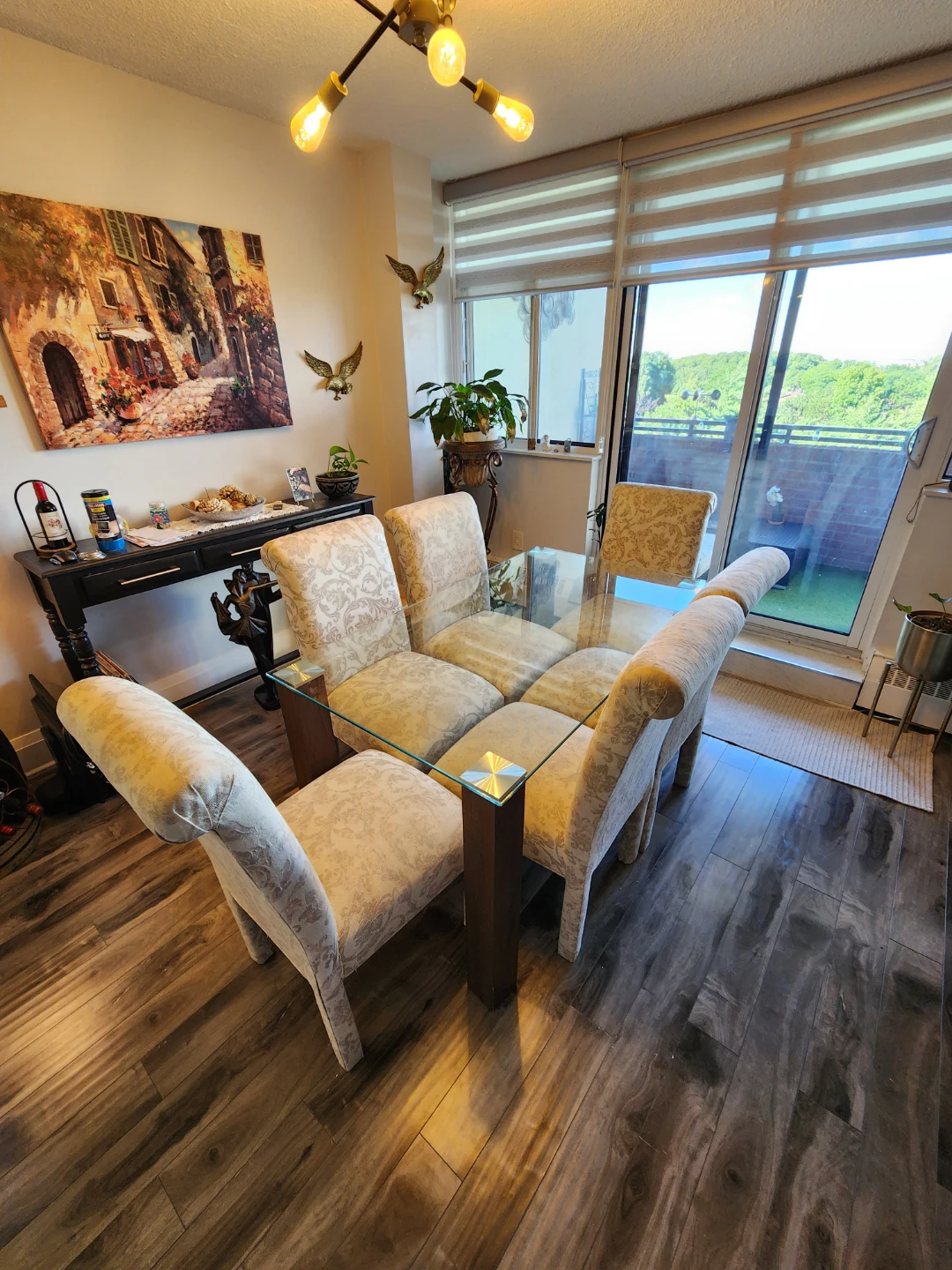 🇨🇦 Dining table set with 6 chairs