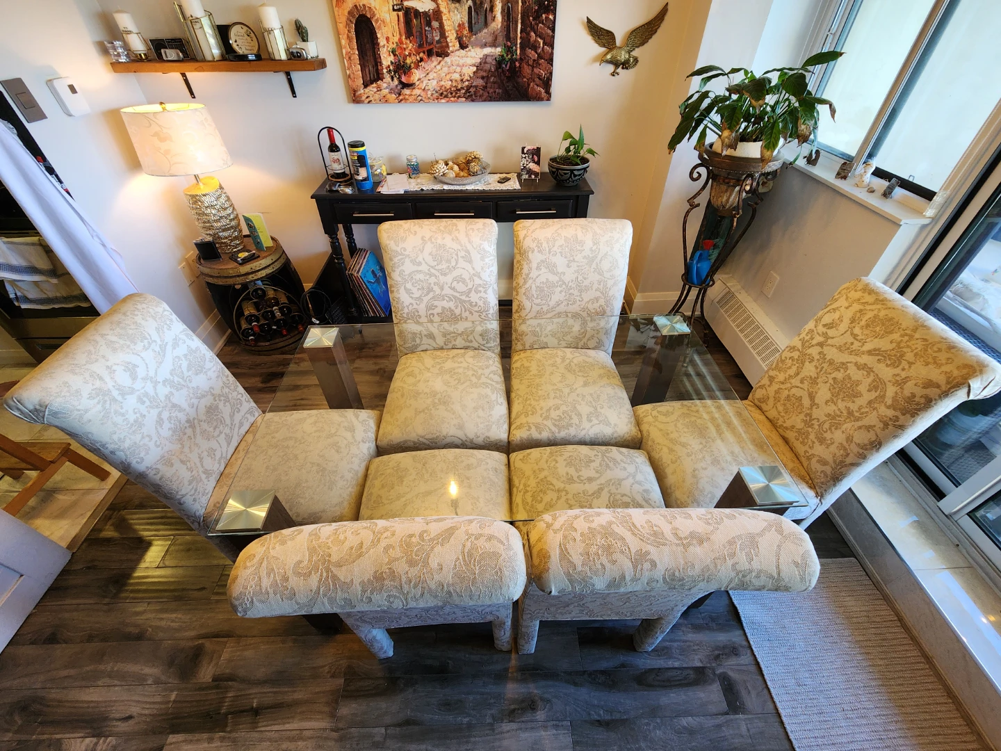 🇨🇦 Dining table set with 6 chairs - photo 2