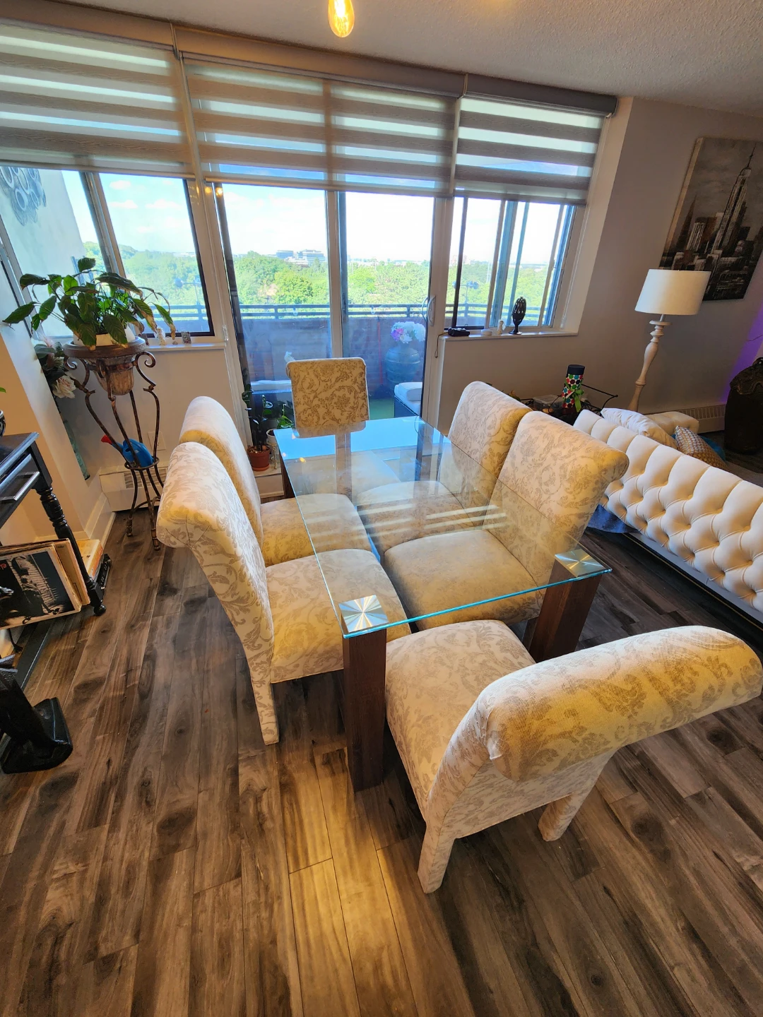 🇨🇦 Dining table set with 6 chairs - photo 3