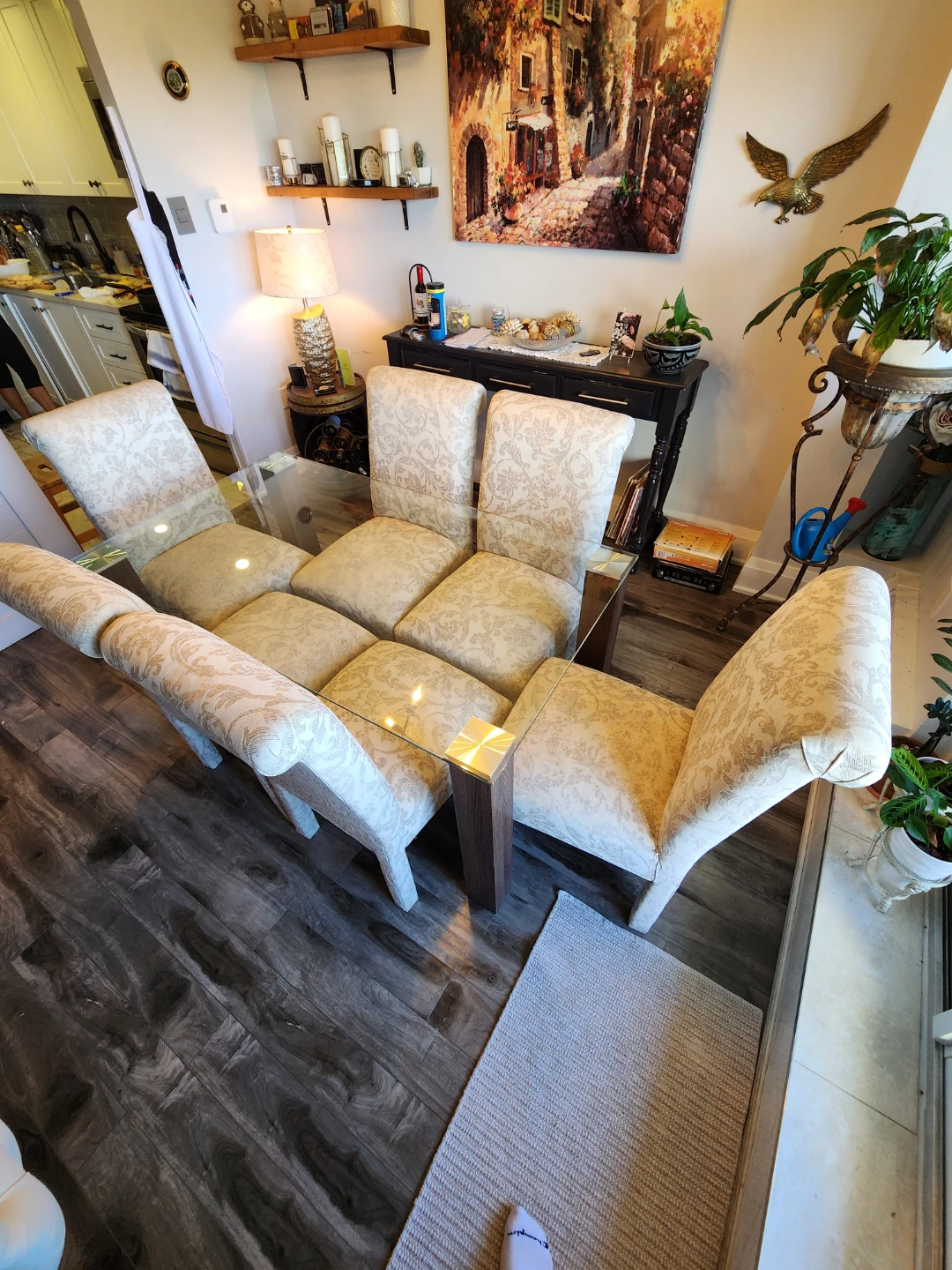 🇨🇦 Dining table set with 6 chairs - photo 4
