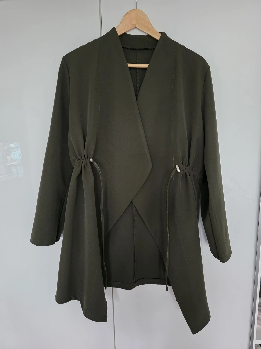 New Collection Women's Khaki Drape Jacket - photo 2
