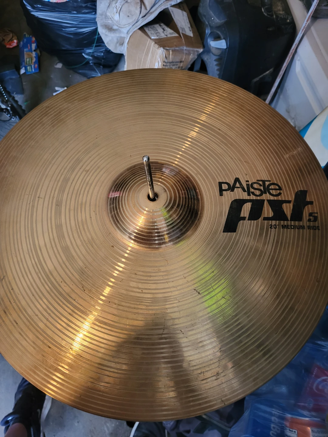 Cymbols for drums and high hat stand