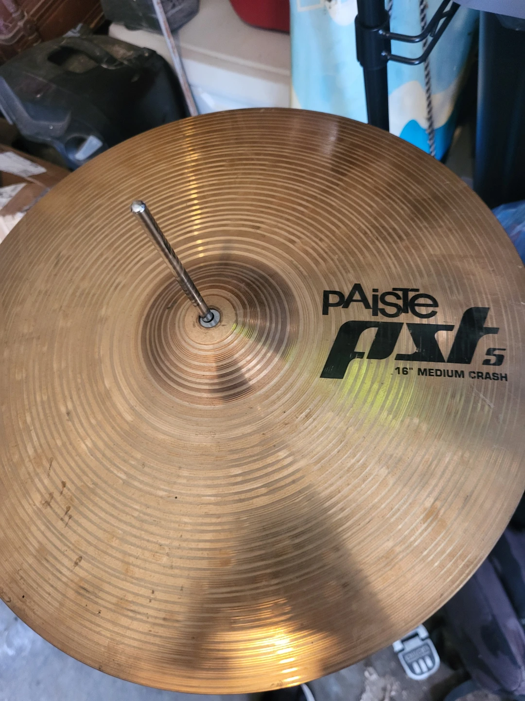 Cymbols for drums and high hat stand - photo 3