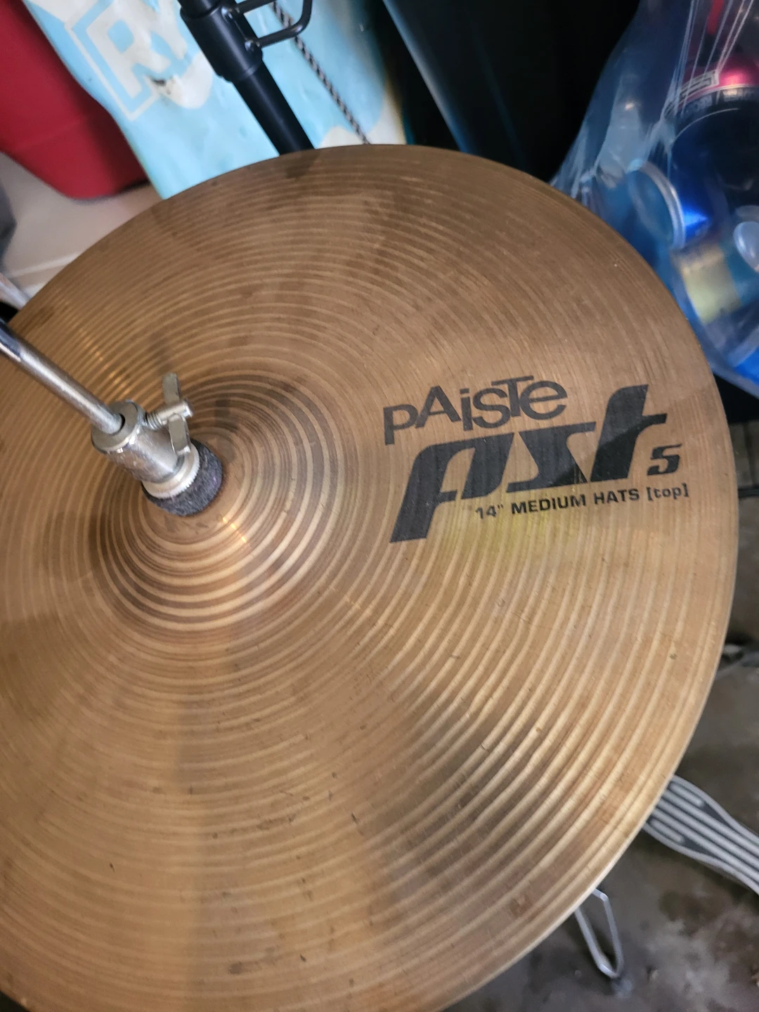 Cymbols for drums and high hat stand - photo 5