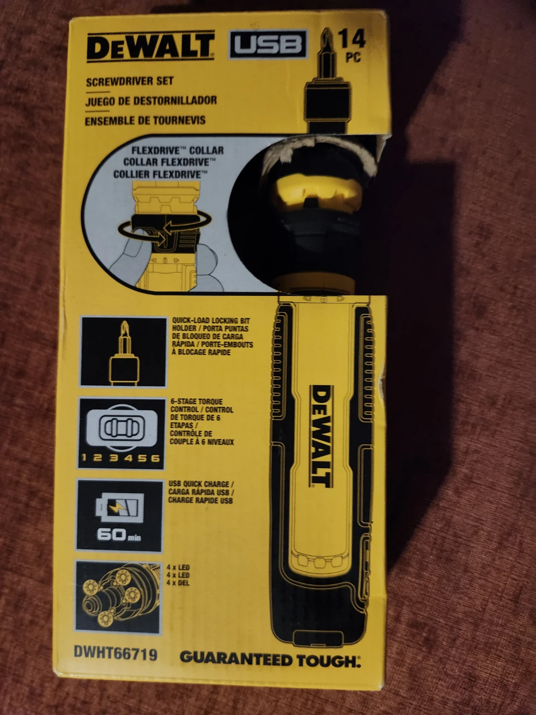 DeWalt USB Screwdriver Set 14pc