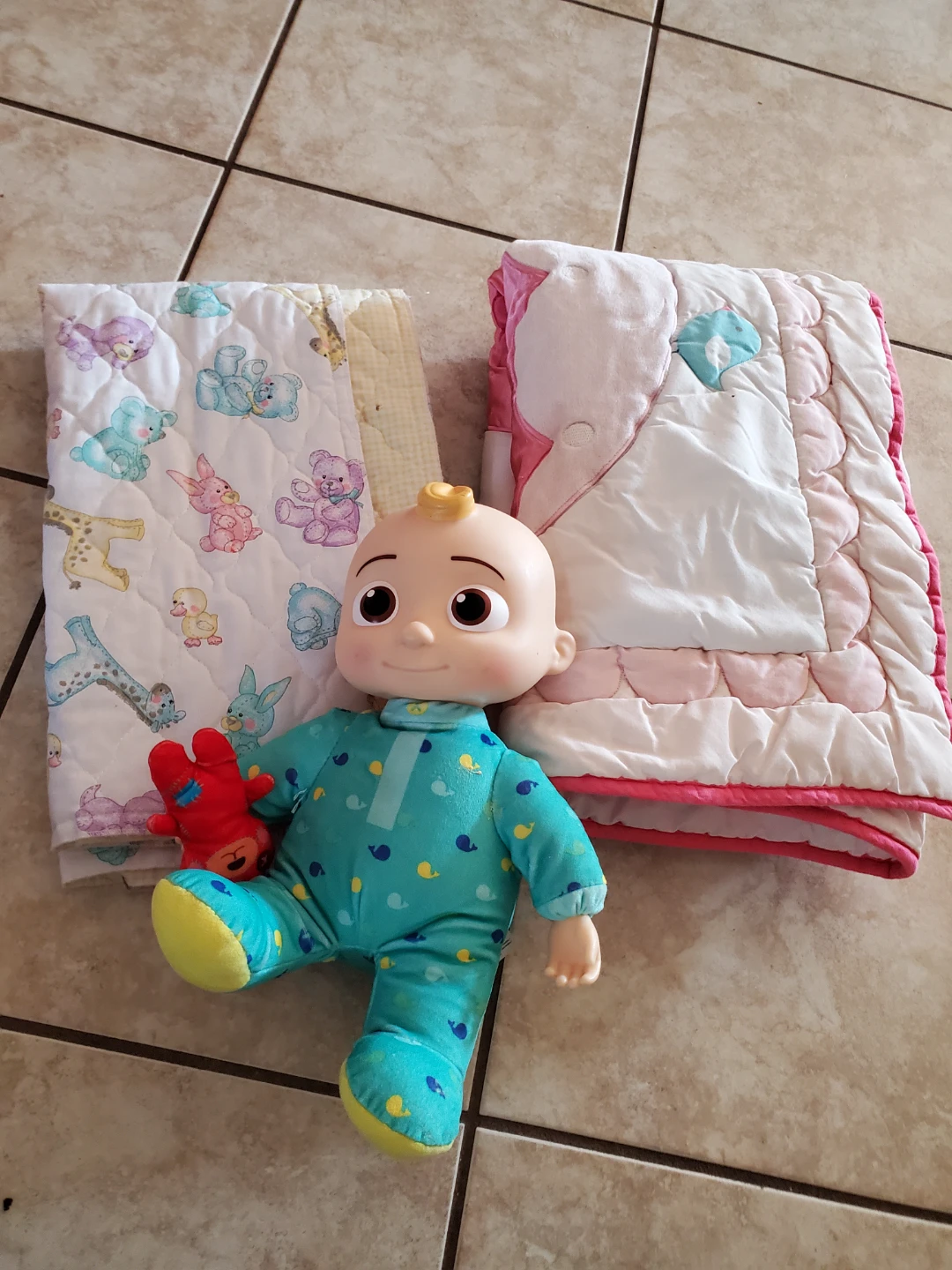 Cocomelon JJ Doll with Baby Blankets