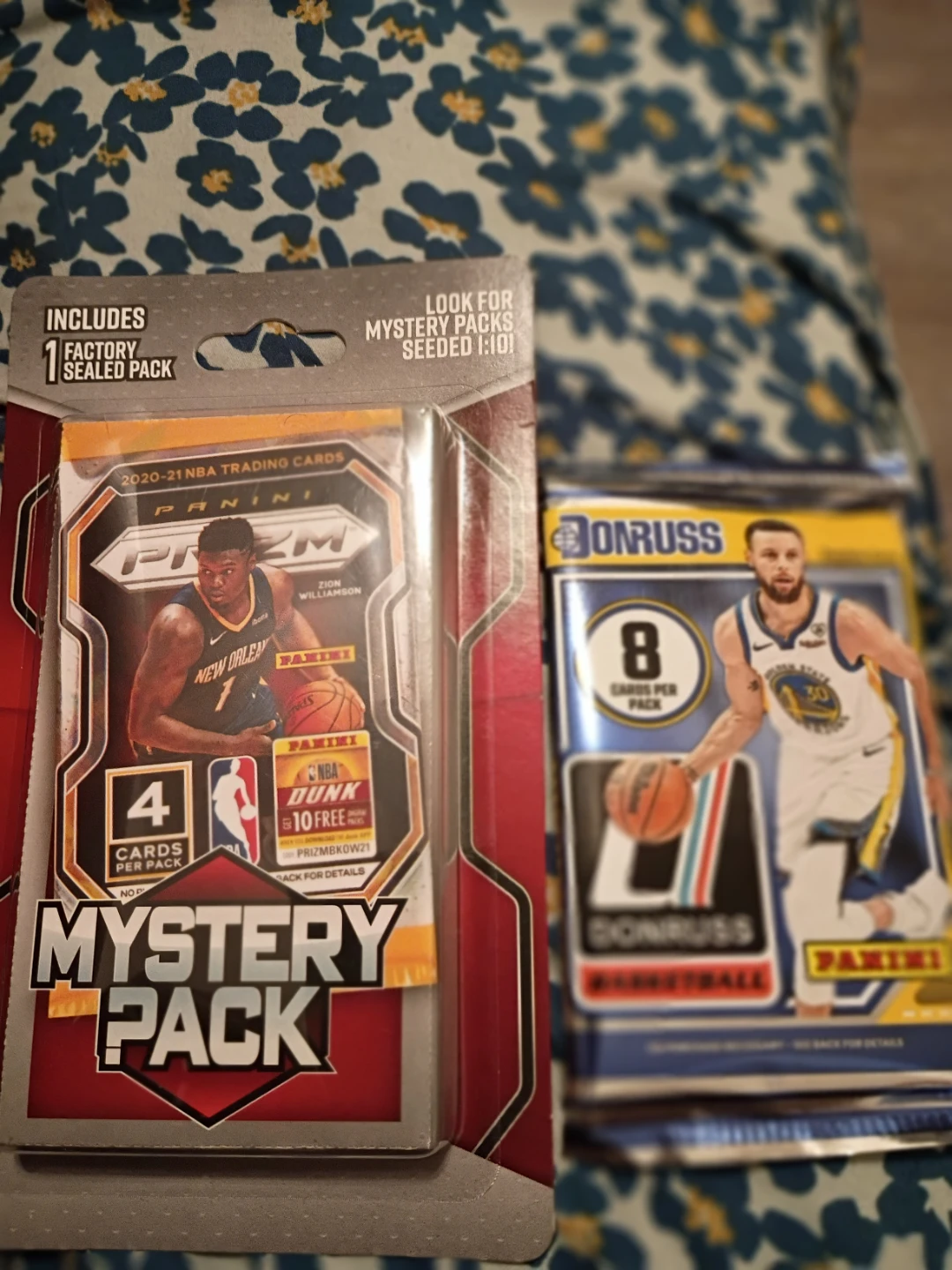 2021 Panini Prizm NBA Mystery Pack & Donruss Pack