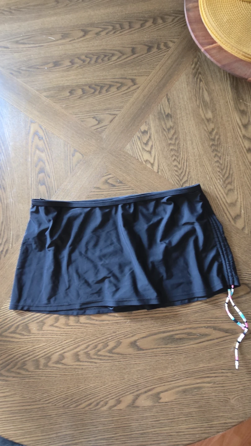 Black Swim Skort