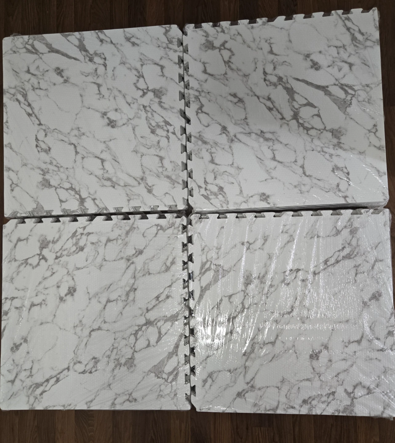 1/2" Thick Puzzle Interlocking Mat Foam Floor Tiles for Home Gym - photo 3