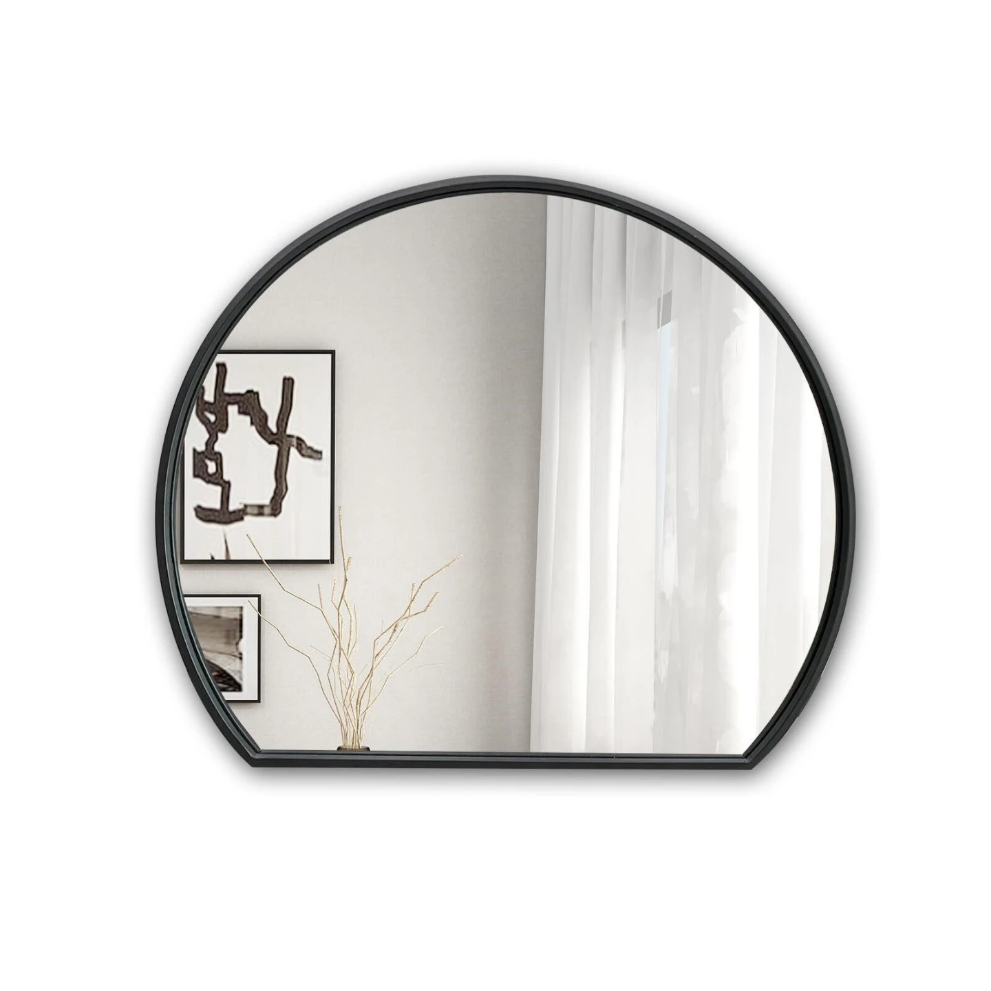 Half Circle Wall Mirror