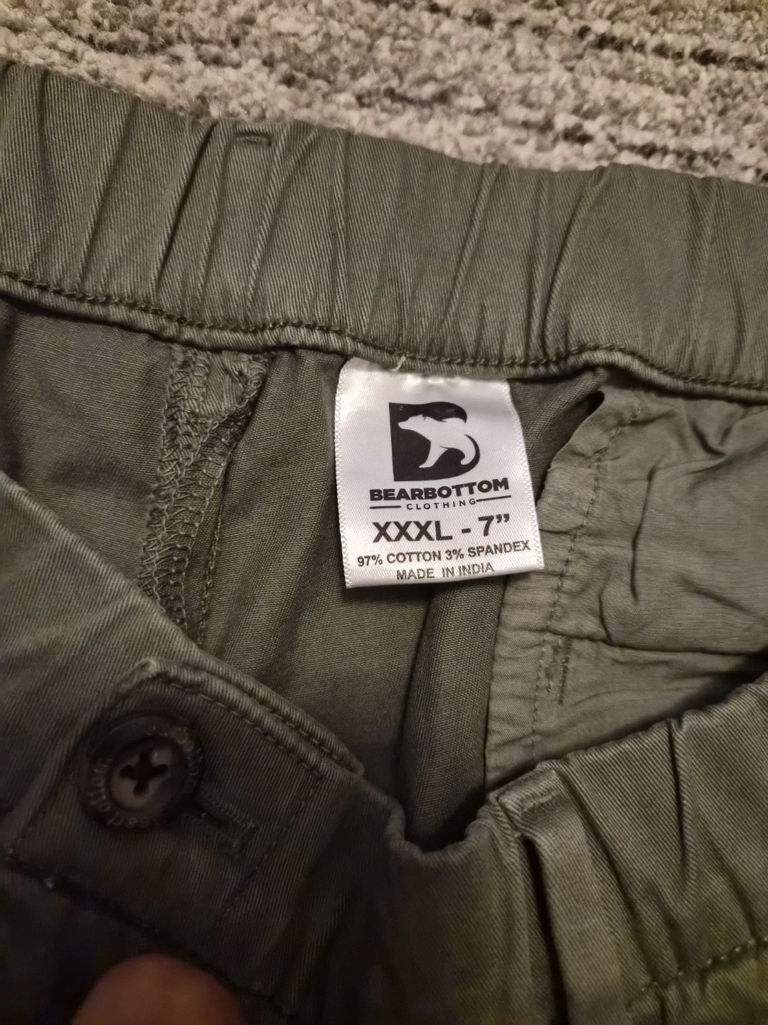 Men's Olive Green shorts - photo 3