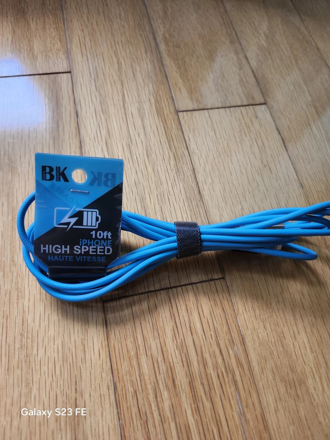 BK iPhone High Speed Charging Cable - 10ft Blue