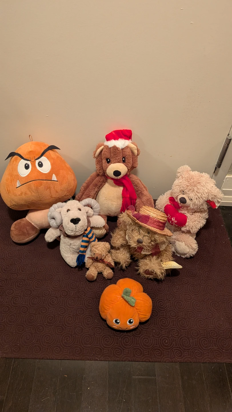 Assorted Plush Toys with Super Mario Goomba