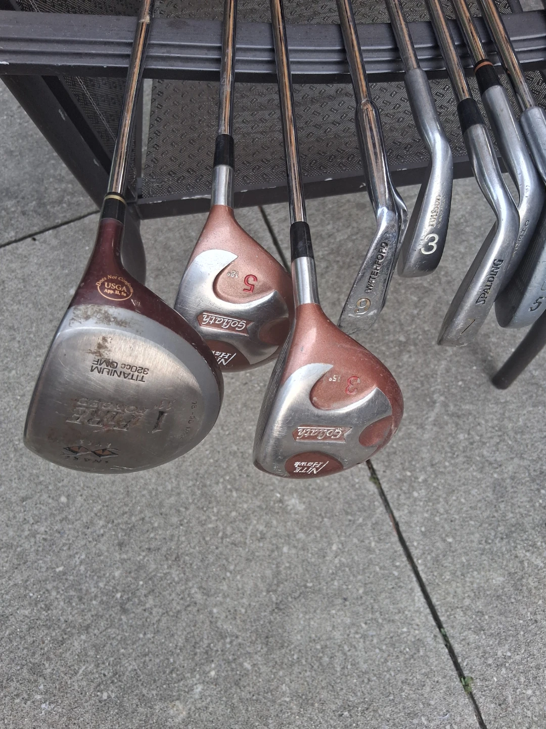 Golf clubs with bag - photo 4