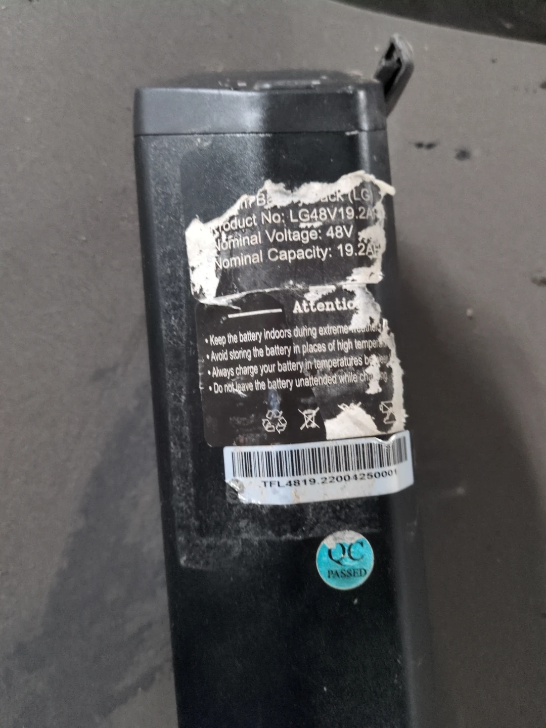 RIZE Electric Bike Battery 48V 20Ah - photo 2