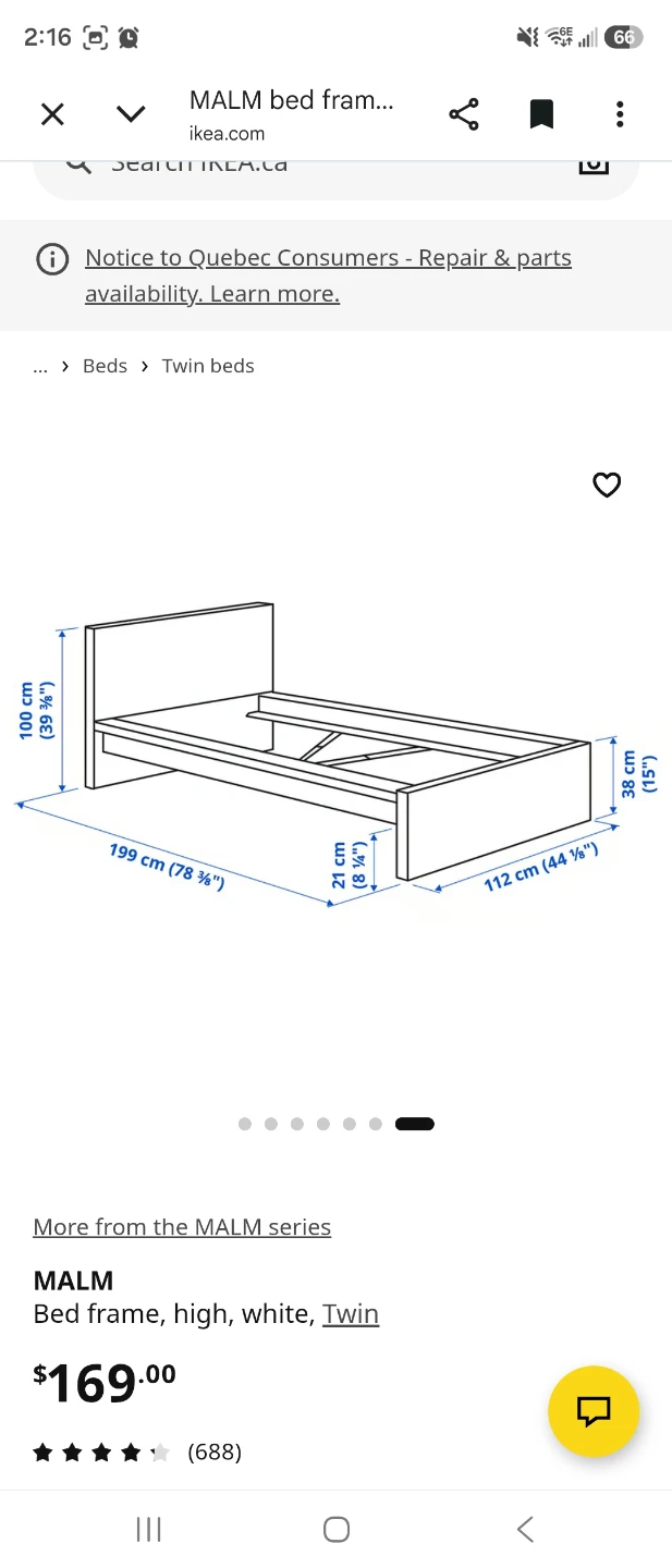 2 Twin bed frames with clean mattress - photo 2