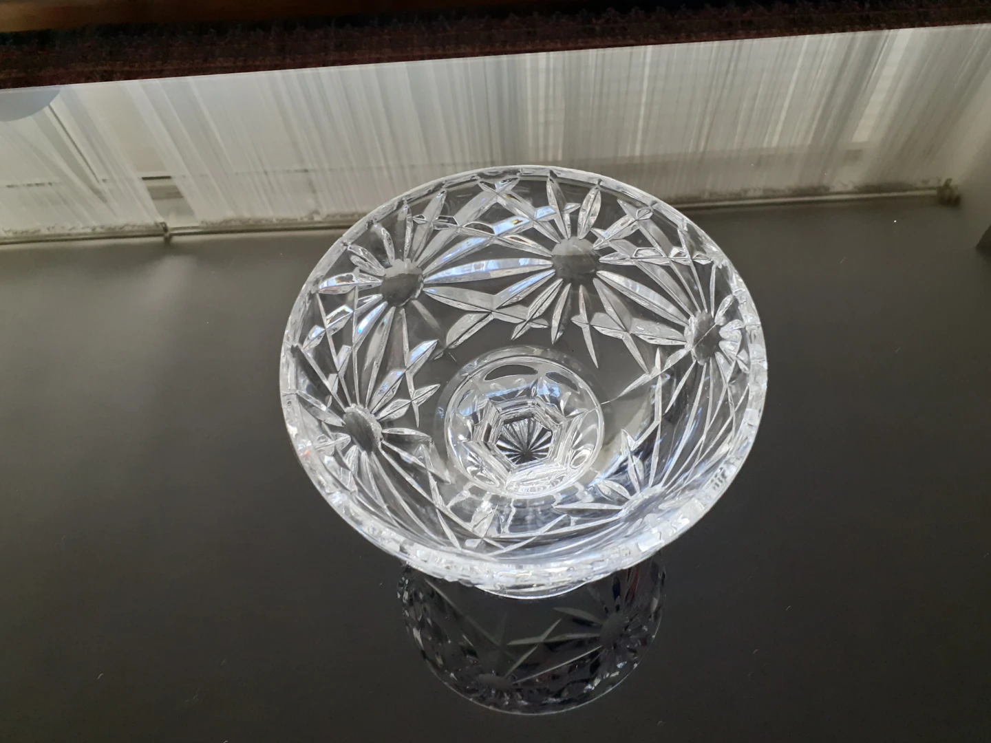 Clear glass Footed Bowl - photo 2