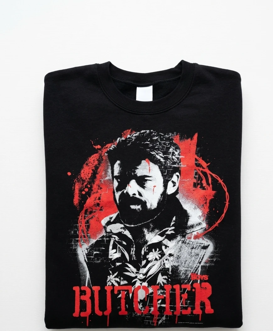 The Boys Butcher Black Crewneck Sweatshirt - photo 3