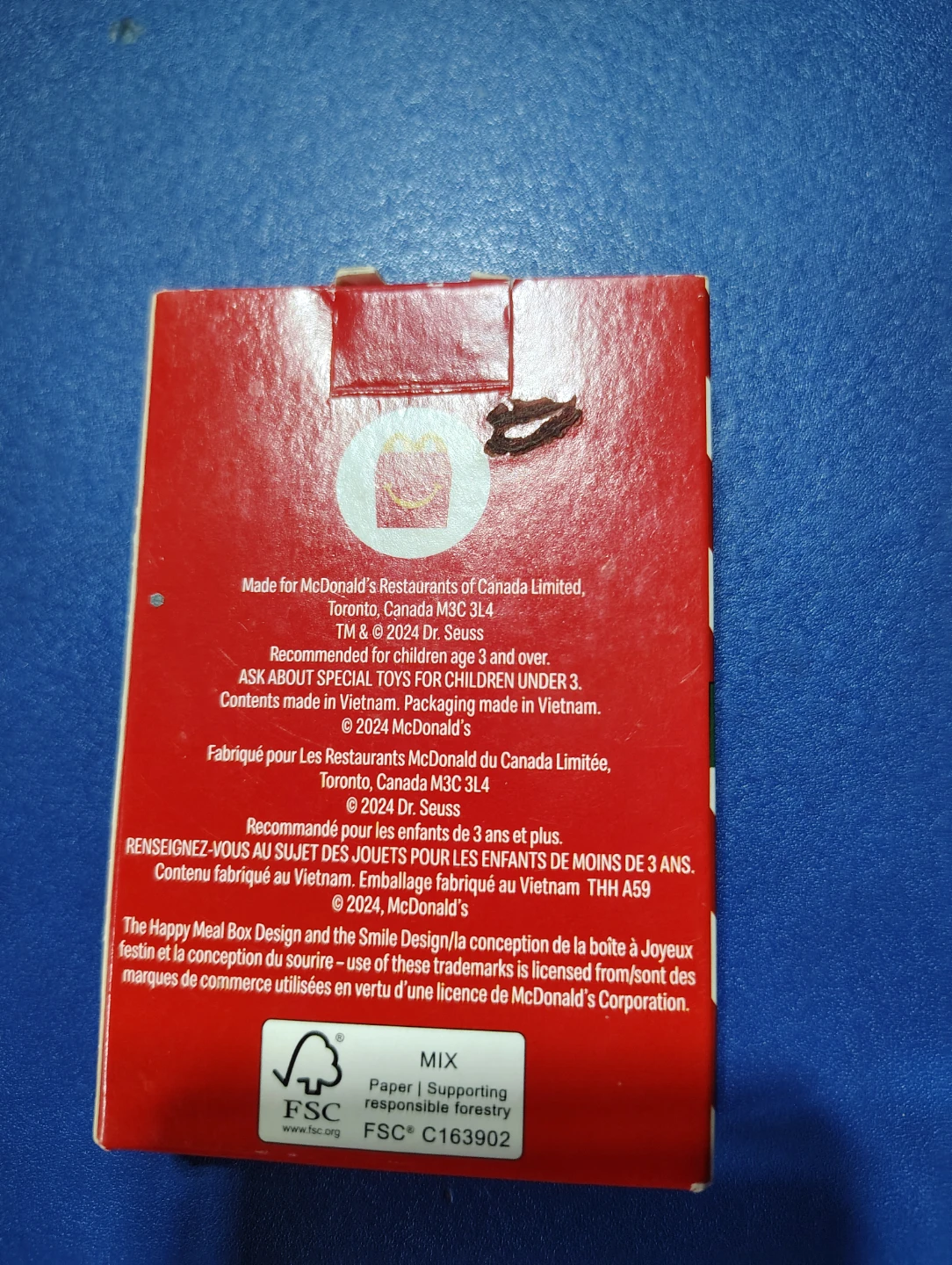 Grinch McDonald's Happy Meal Box Toy - photo 2