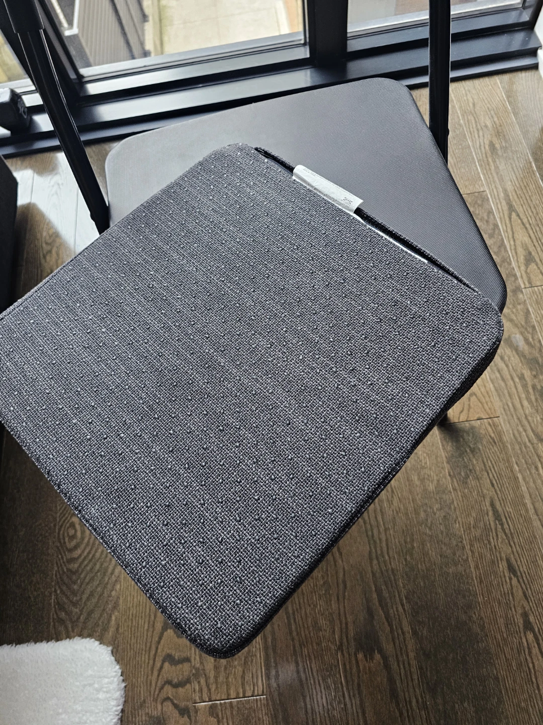 Folding Chair with Grey Padded Seat new - photo 5