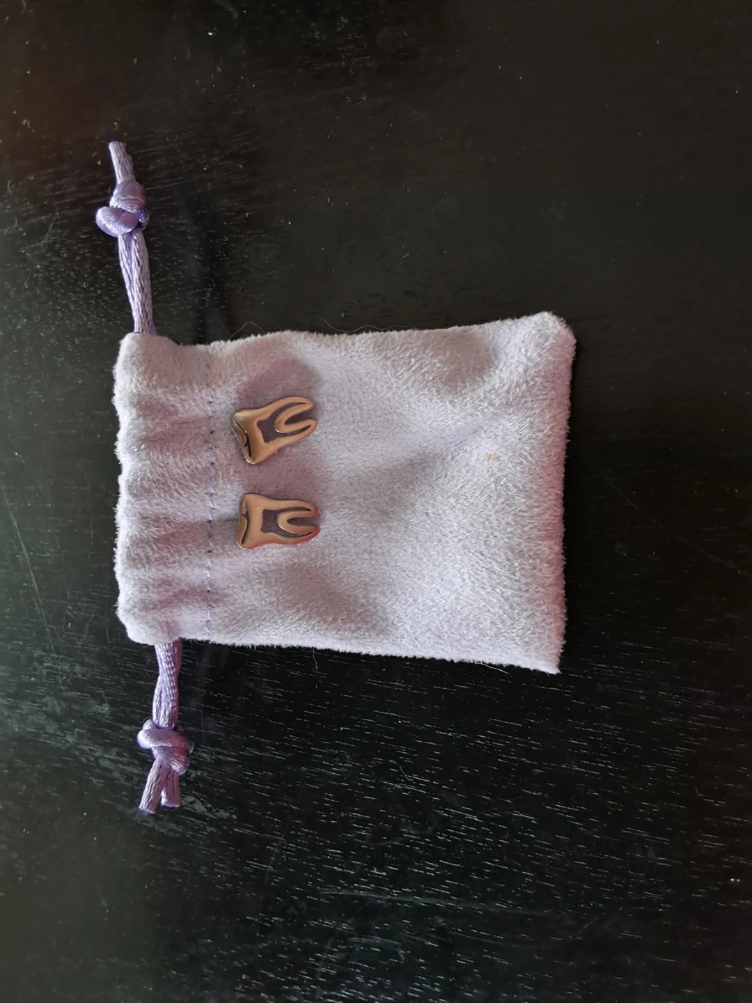 Tooth shaped earrings - photo 2
