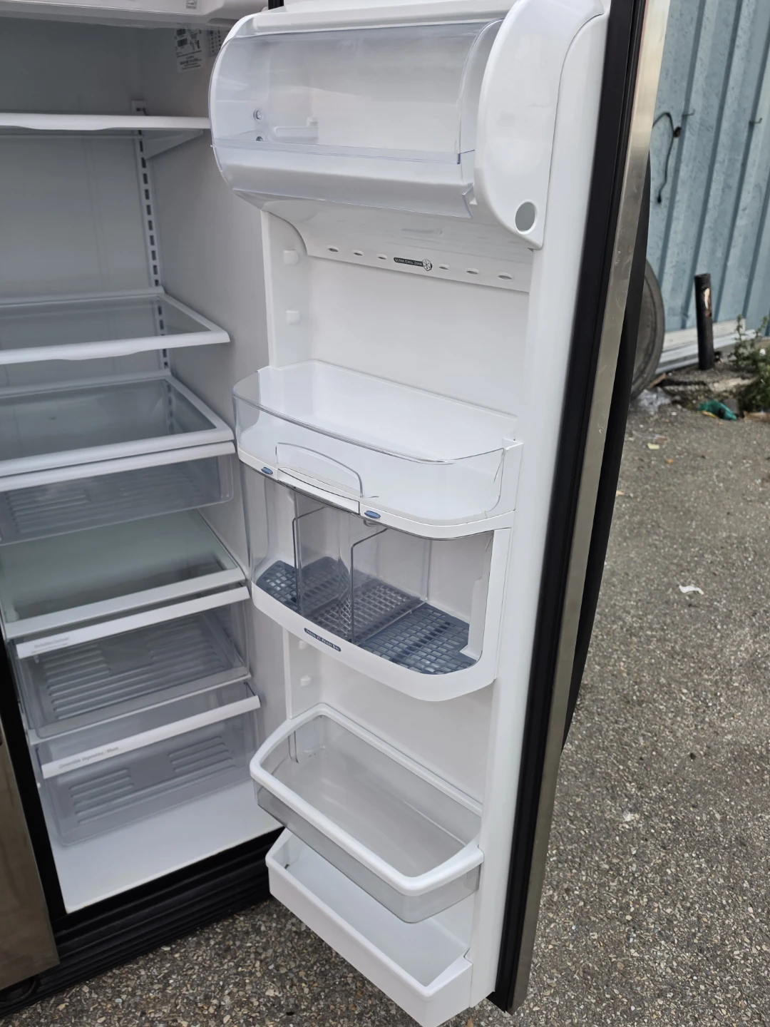 GE Stainless Steel Side-by-Side Refrigerator - photo 3