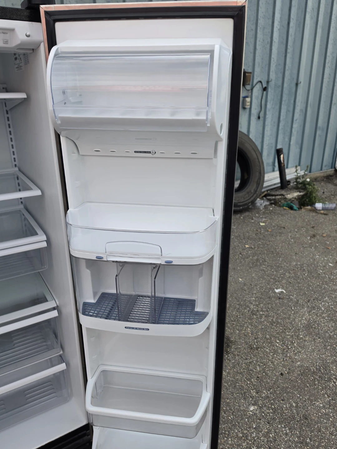 GE Stainless Steel Side-by-Side Refrigerator - photo 4