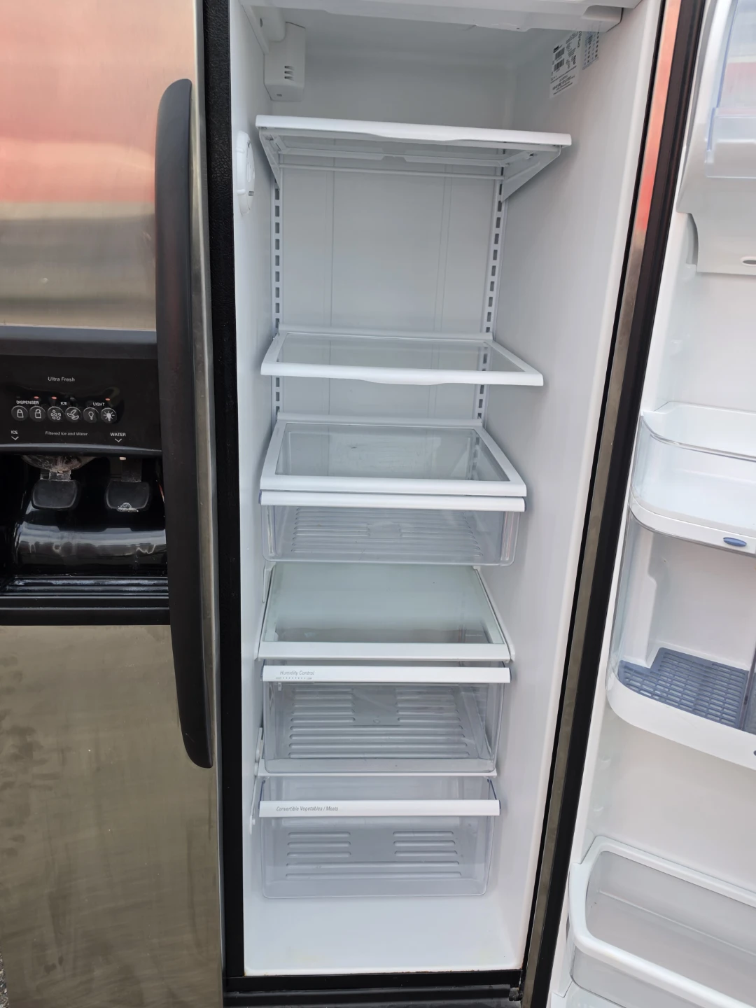 GE Stainless Steel Side-by-Side Refrigerator - photo 5
